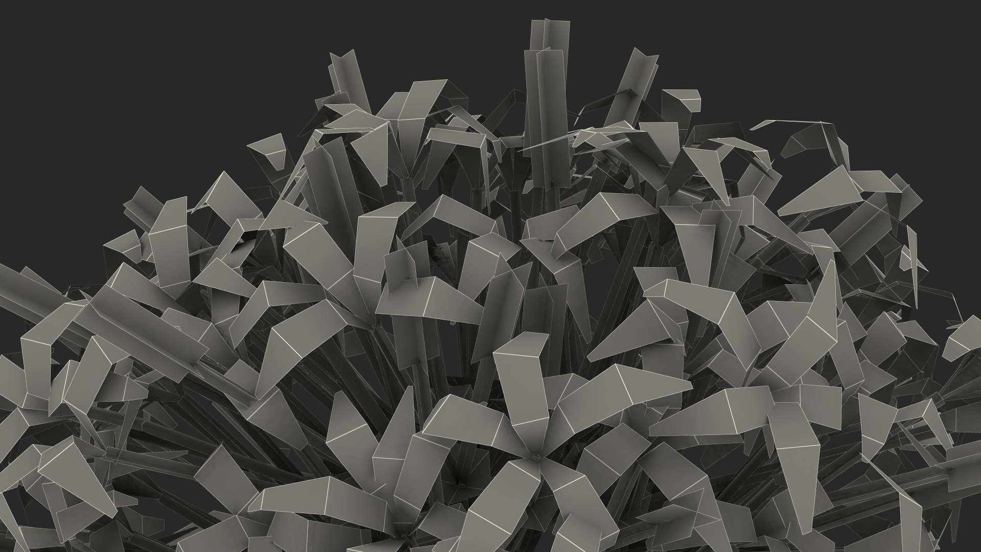 Clerodendrum Quadriloculare Flower 3D model