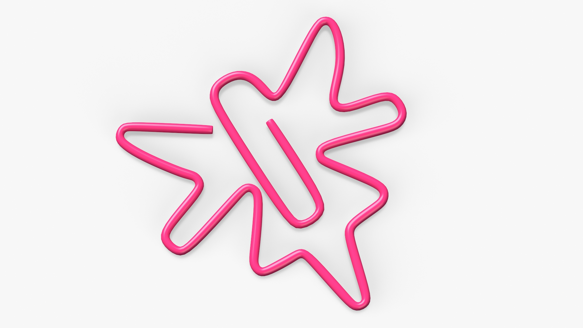 Dragonfly Shaped Paper Clip 3D