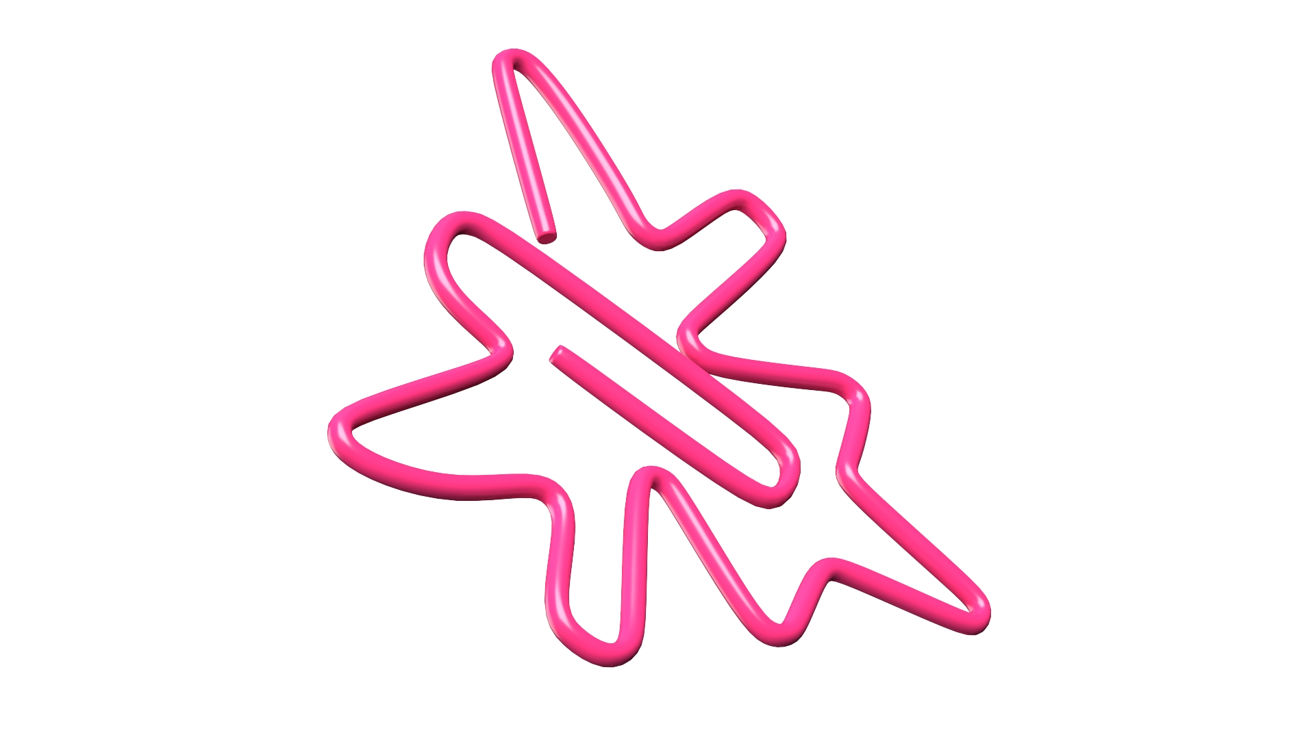 Dragonfly Shaped Paper Clip 3D