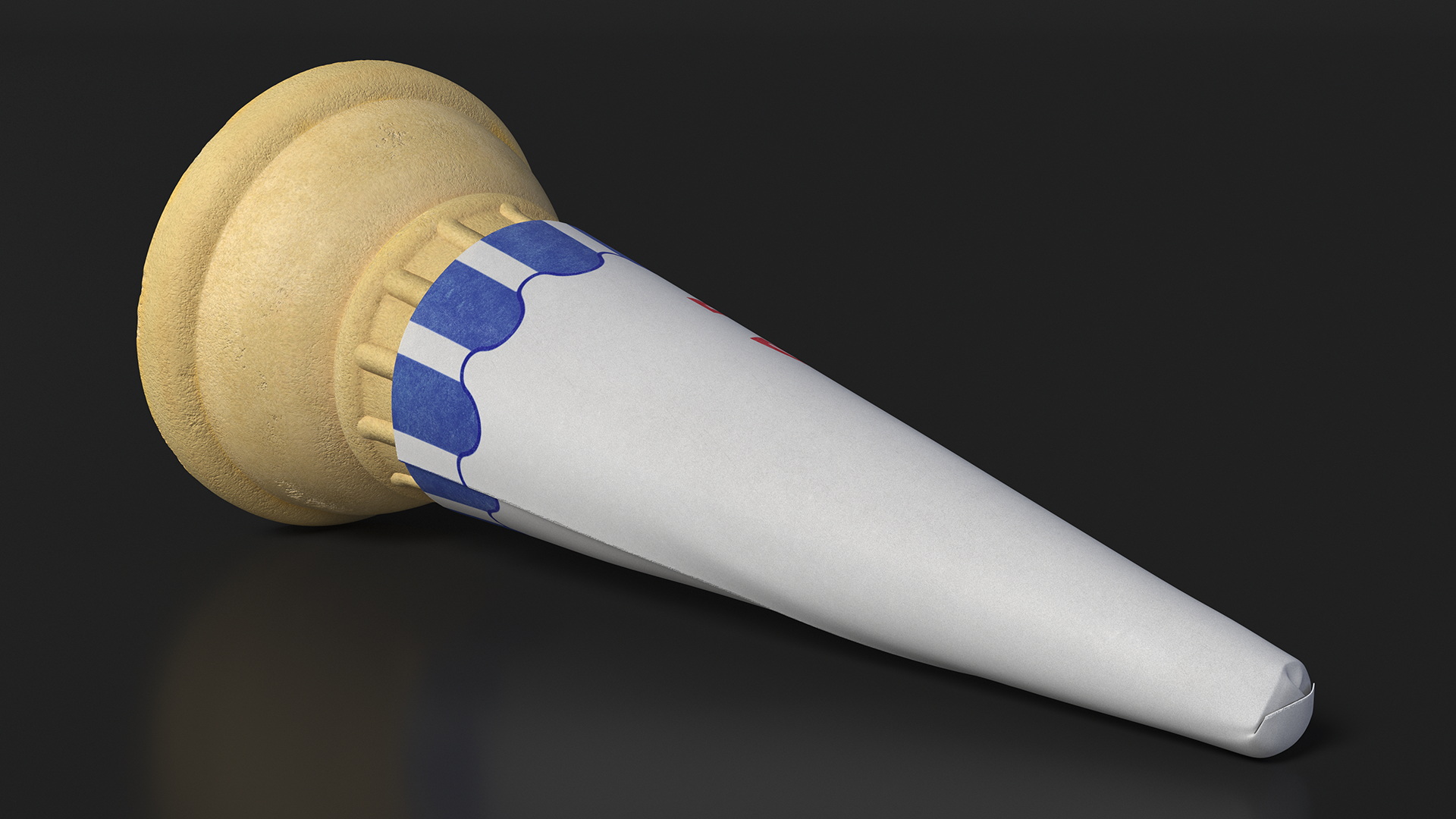 3D Pointed Bottom JOY Cake Cone model