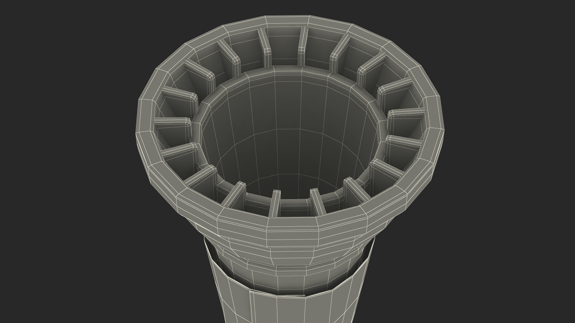 3D Pointed Bottom JOY Cake Cone model