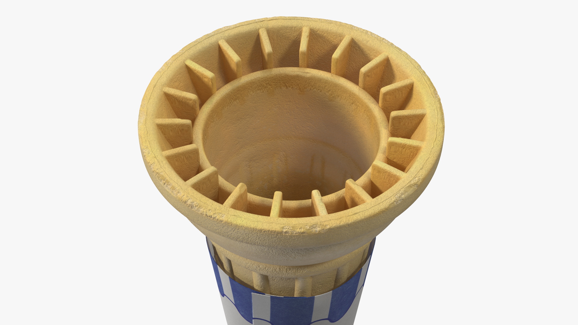 3D Pointed Bottom JOY Cake Cone model