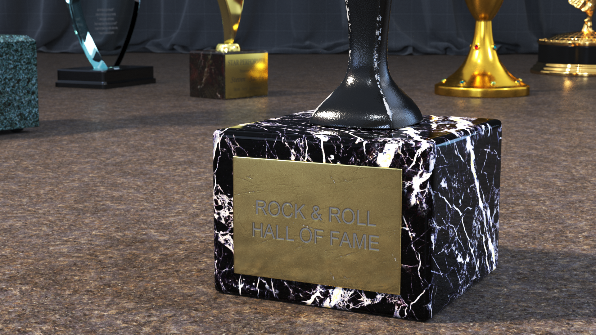 Rock and Roll Hall of Fame Trophy, view 8