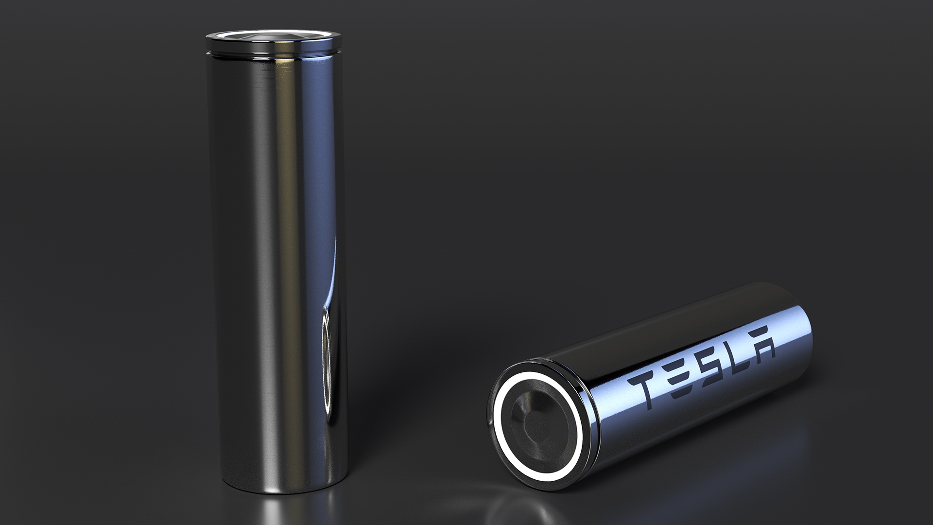 3D Tesla Battery Cell 2170 model