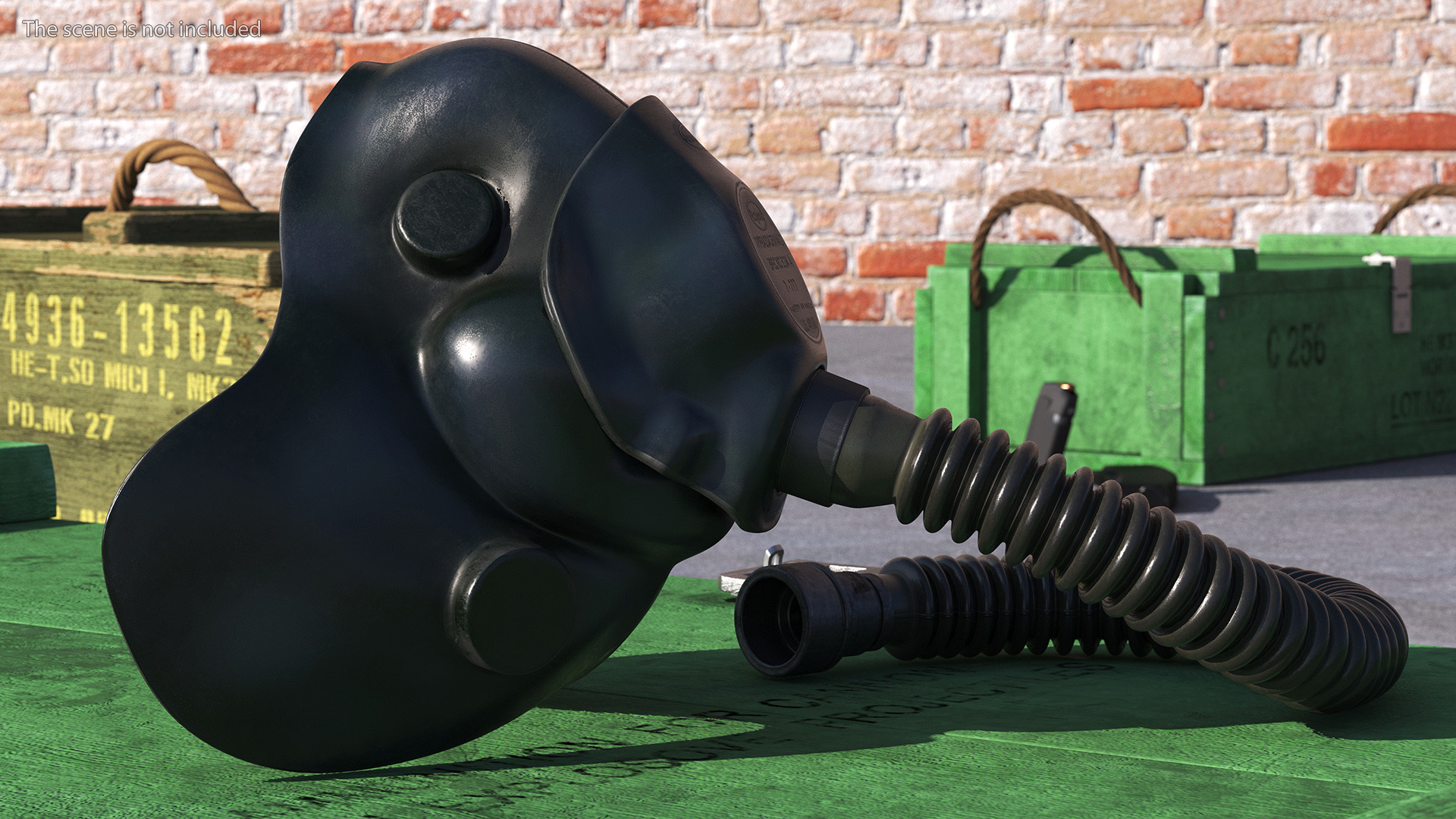 3D model Vintage Pilot Oxygen Mask