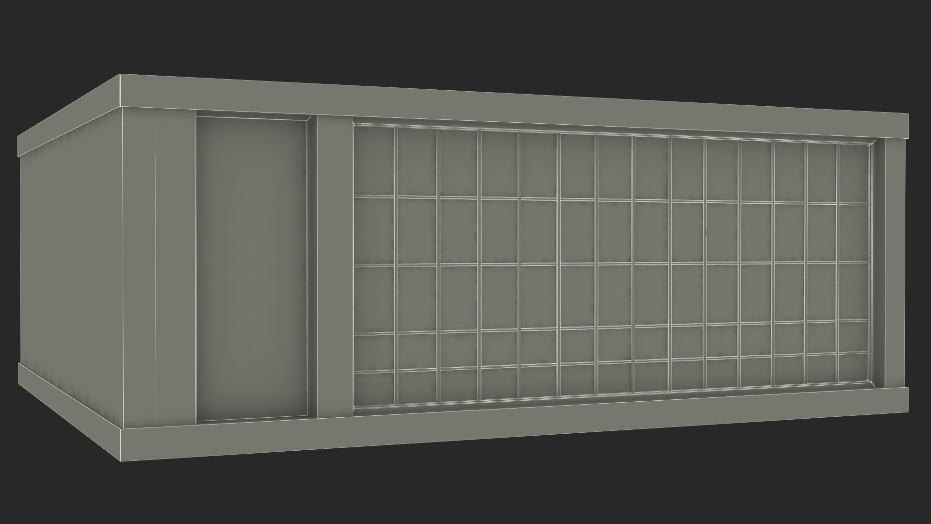 Empty Large Meeting Room 3D model