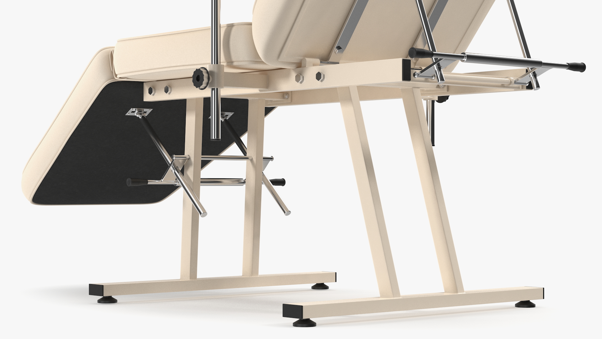 3D Patient Examination Couch Beige