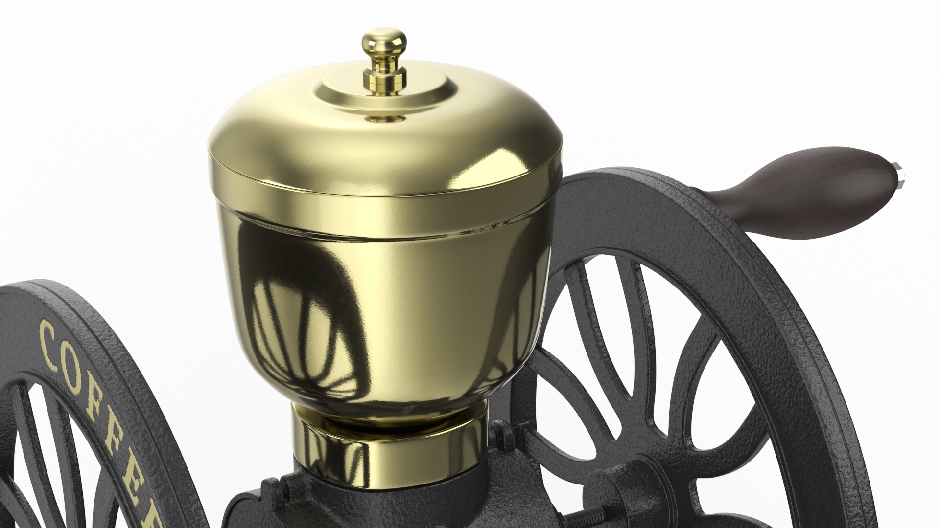 Vintage Coffee Grinder Brand New 3D