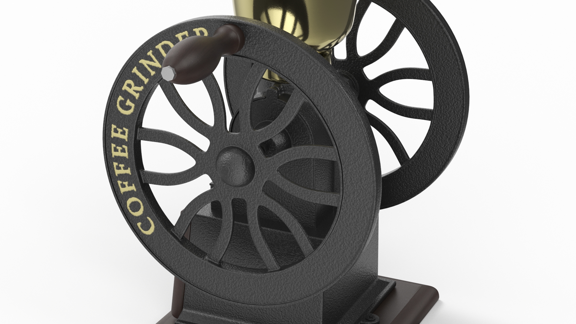 Vintage Coffee Grinder Brand New 3D
