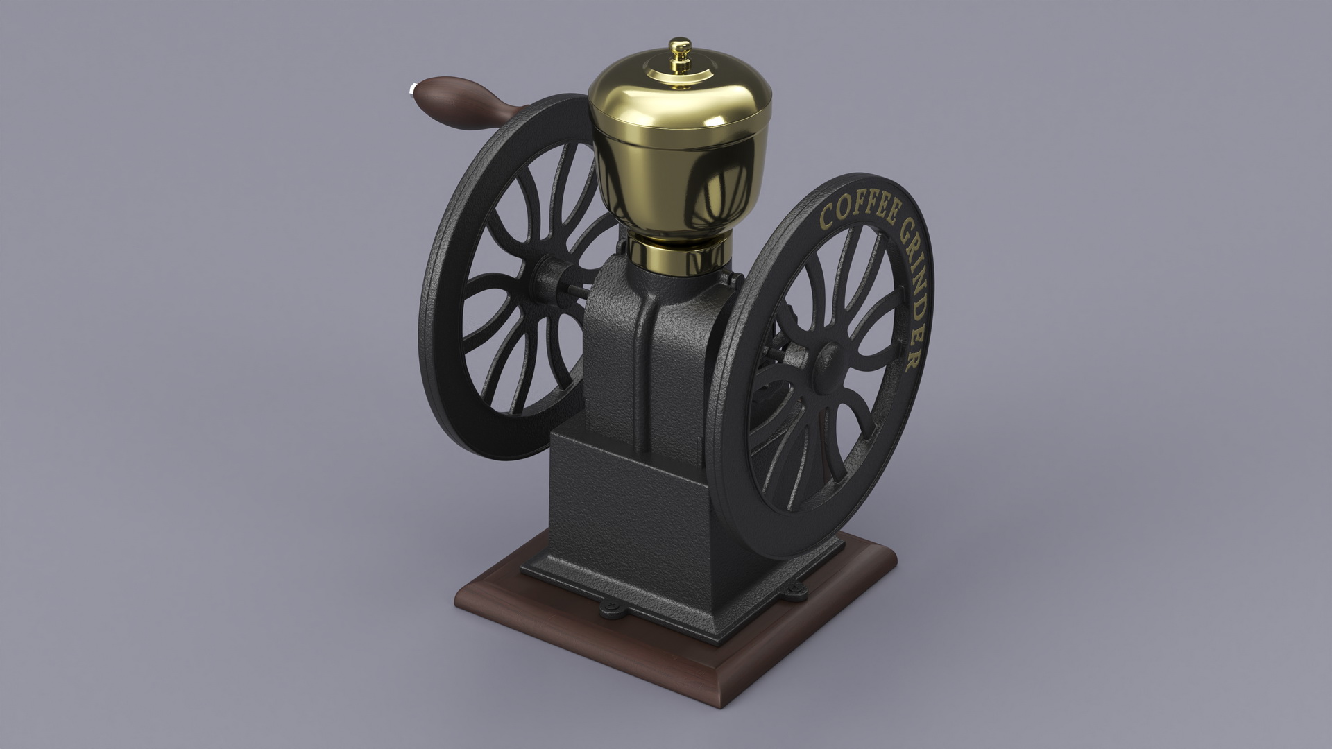 Vintage Coffee Grinder Brand New 3D