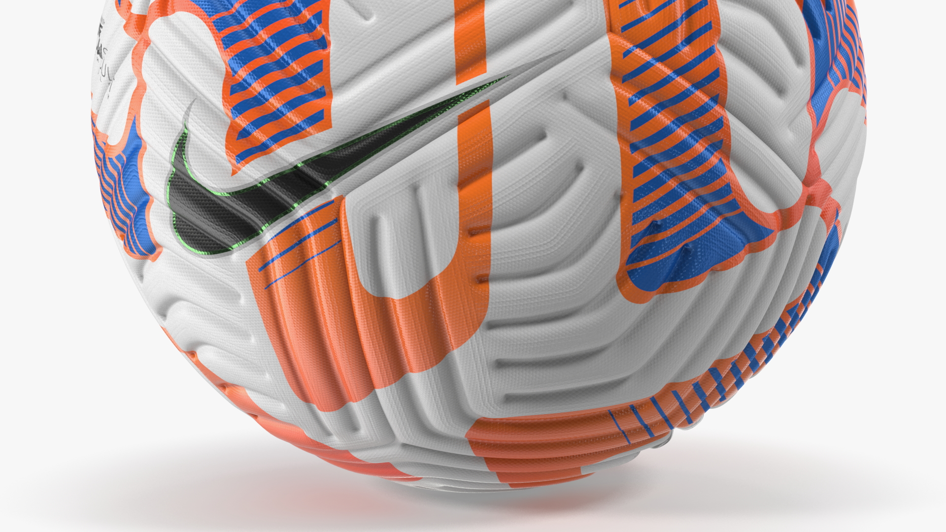 3D model Official Match Ball Nike Flight White Total Orange