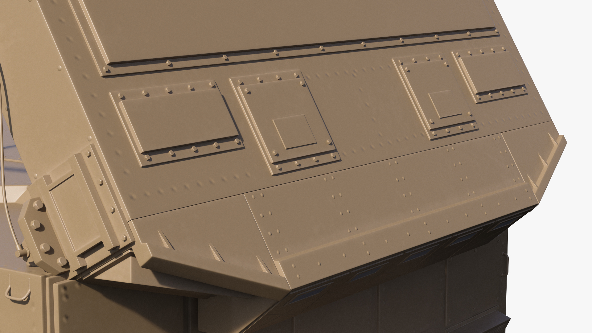 3D S300 Desert Radar Flap Lid B model