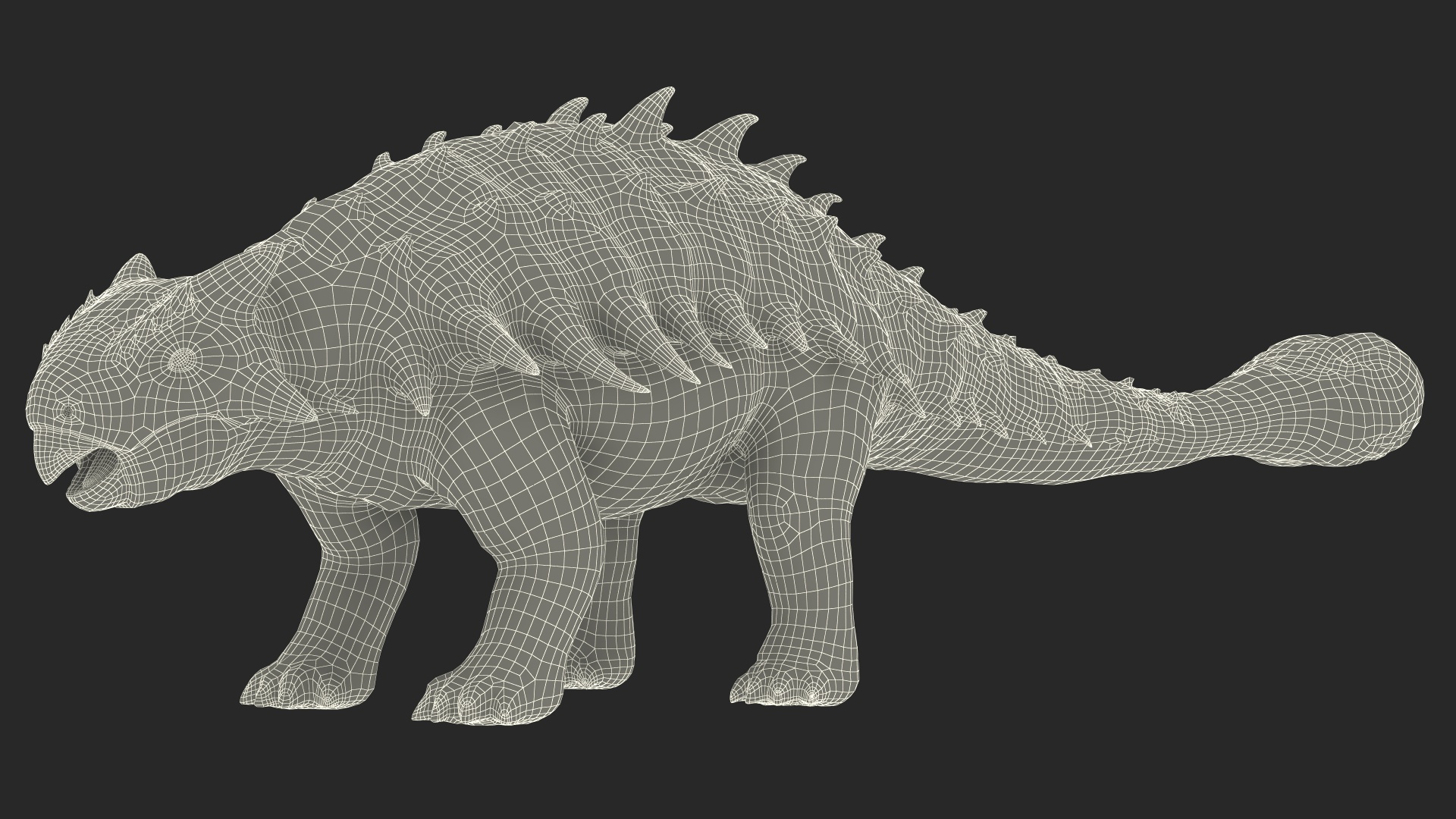 Alkylosaurus of Tropical Habitat 3D