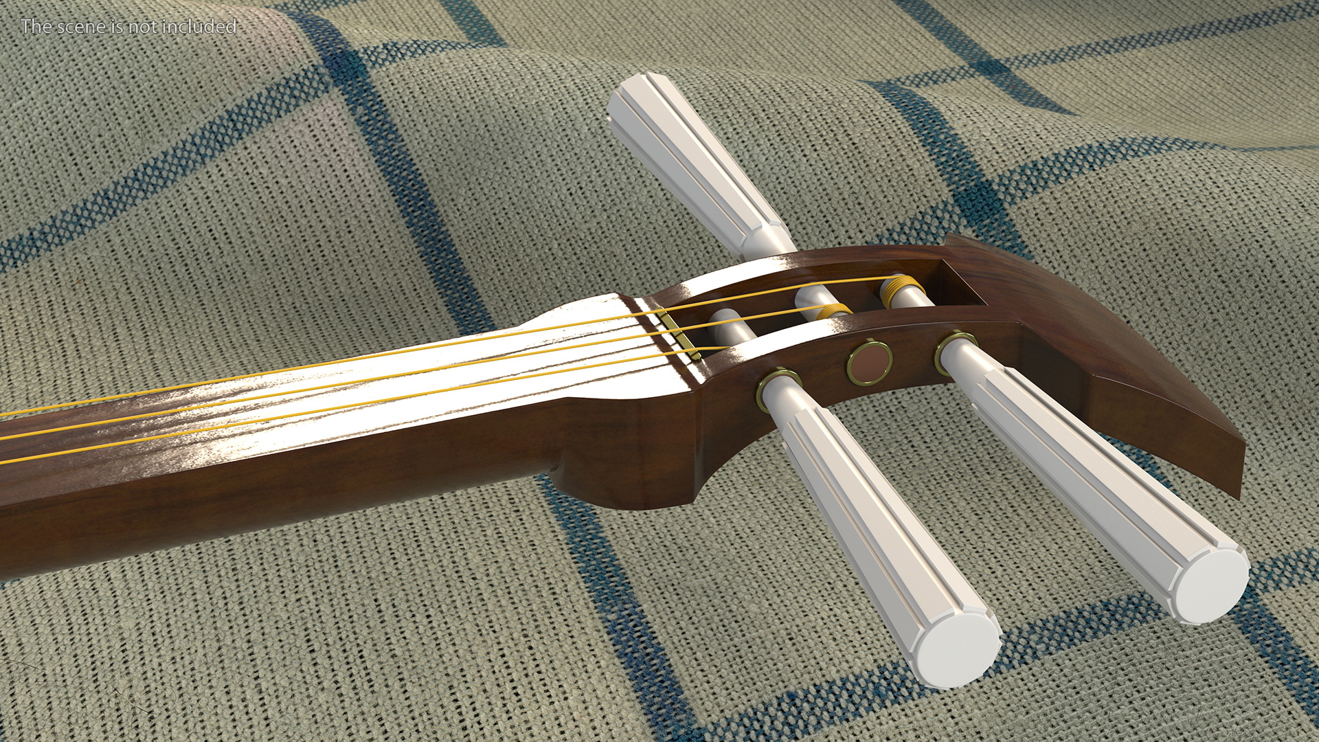 Shamisen White 3D model