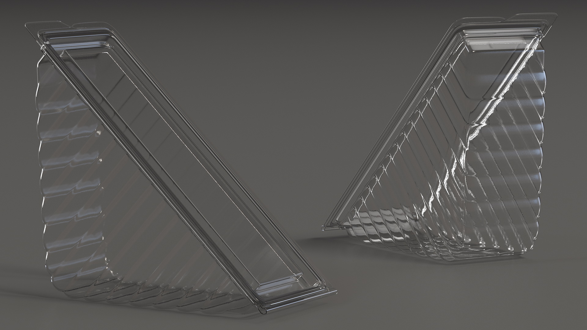 Triangle Sandwich Container 3D