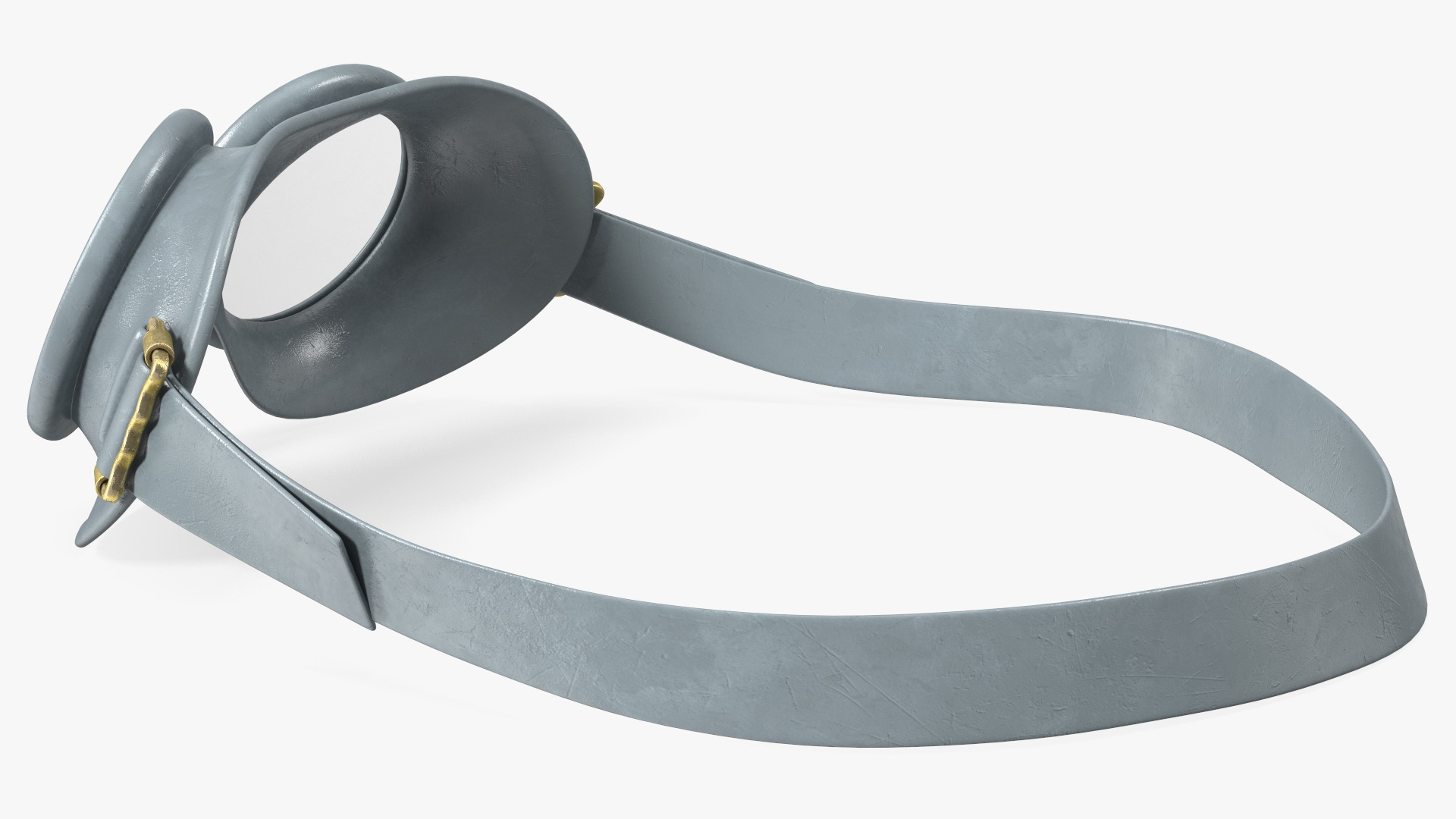 3D NATO Grey Military Rubber Goggles model