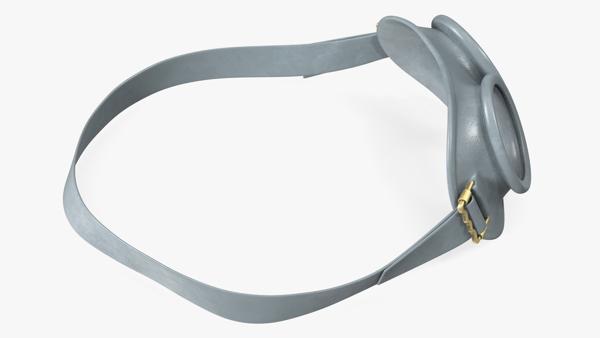 3D NATO Grey Military Rubber Goggles model