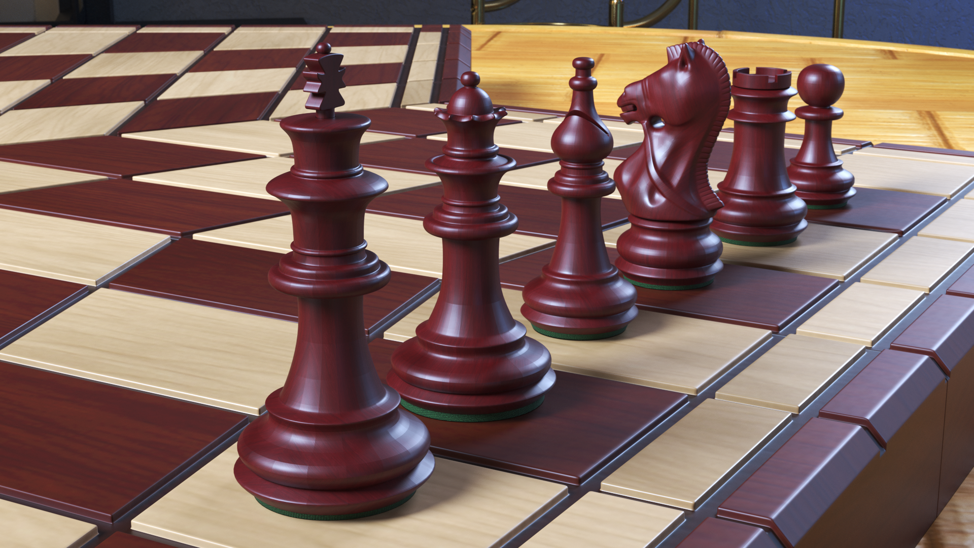 Red Chess Figures Set, view 9