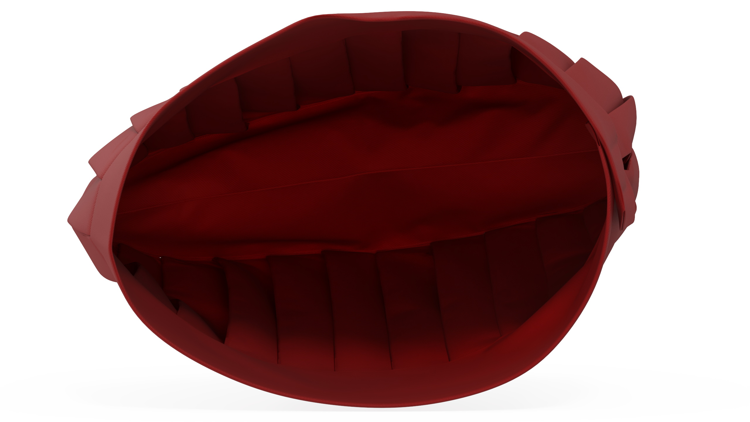 3D Tall Chef Hat in Red Color