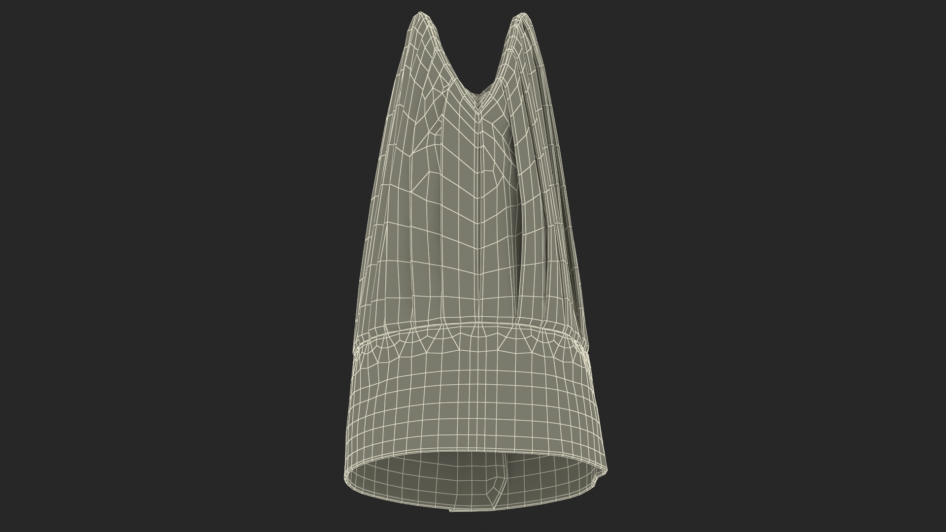 3D Tall Chef Hat in Red Color