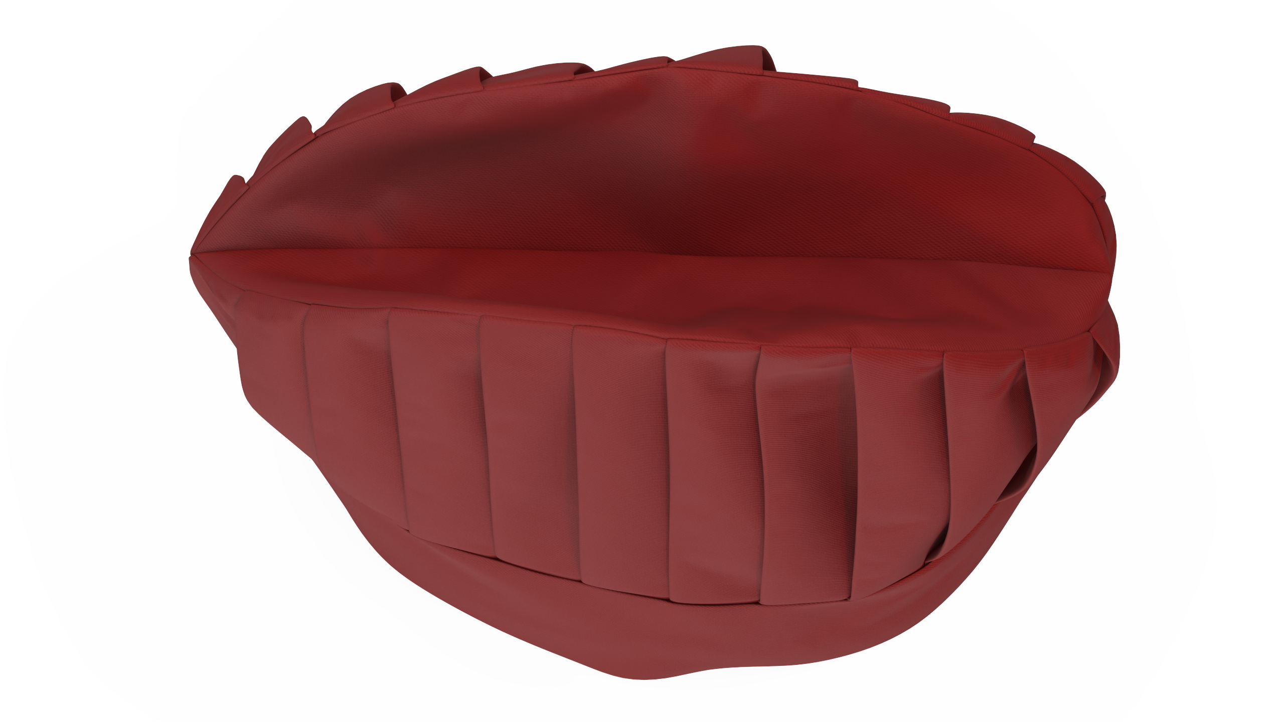 3D Tall Chef Hat in Red Color