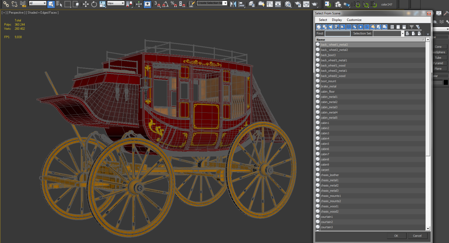 3D Concord Stagecoach model
