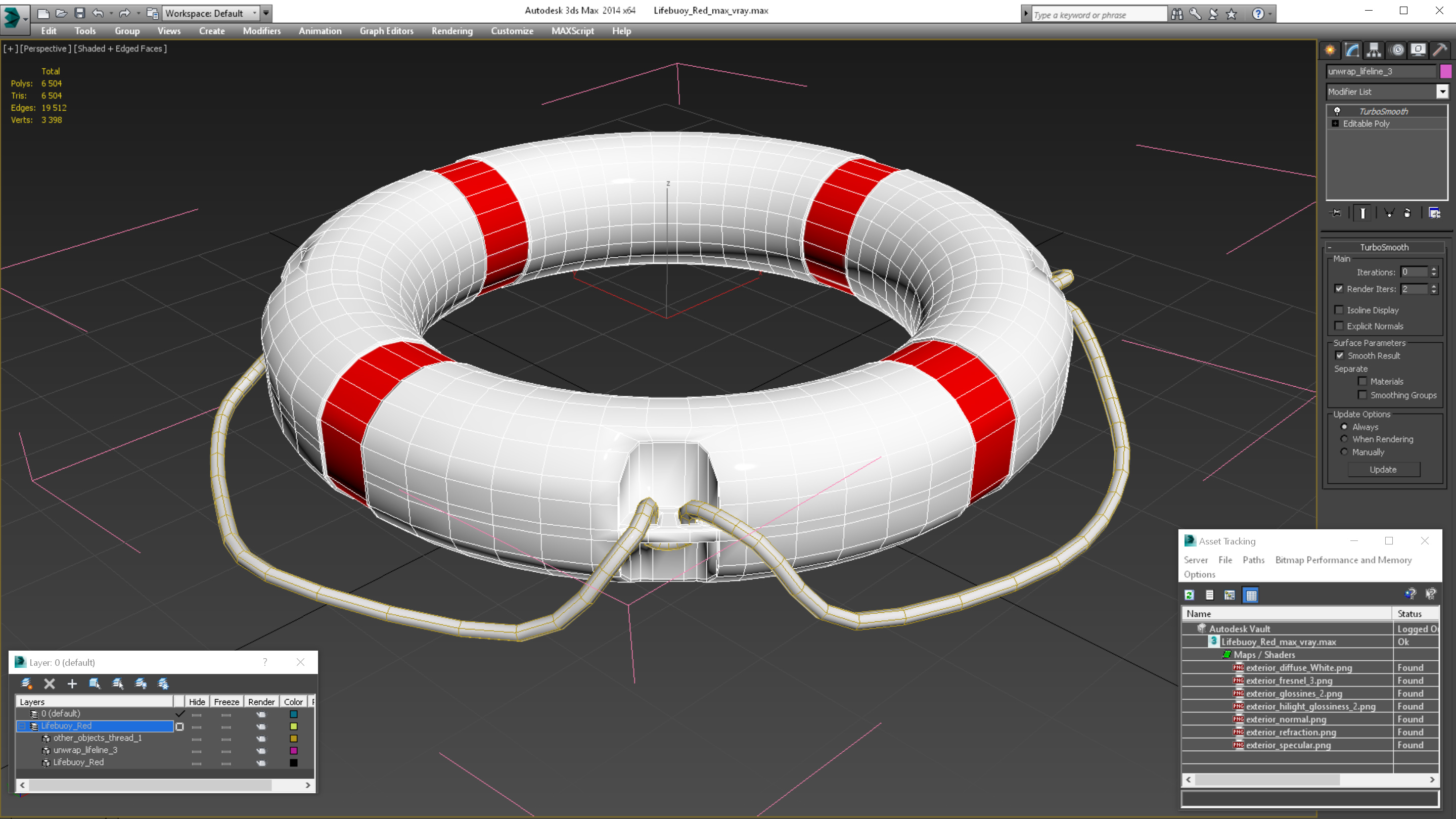 Lifebuoy Red 3D