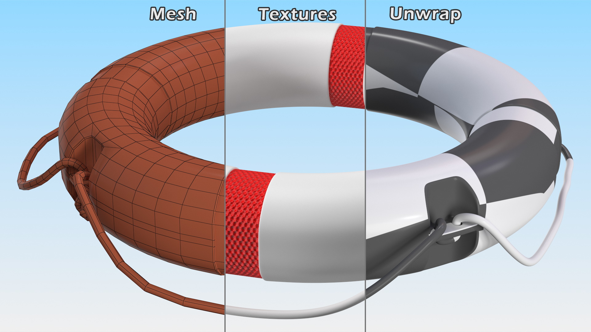 Lifebuoy Red 3D