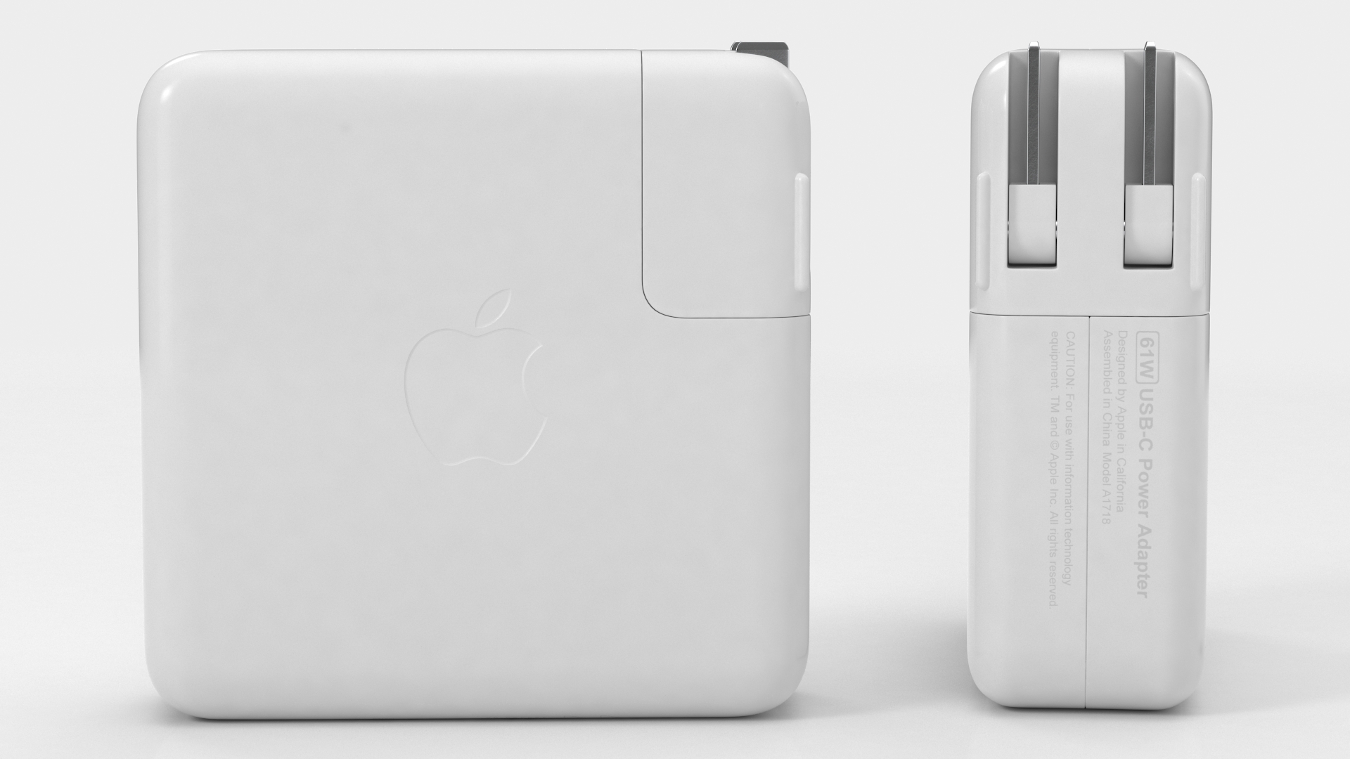 Apple 61W Usb Type C Power Adapter 3D model