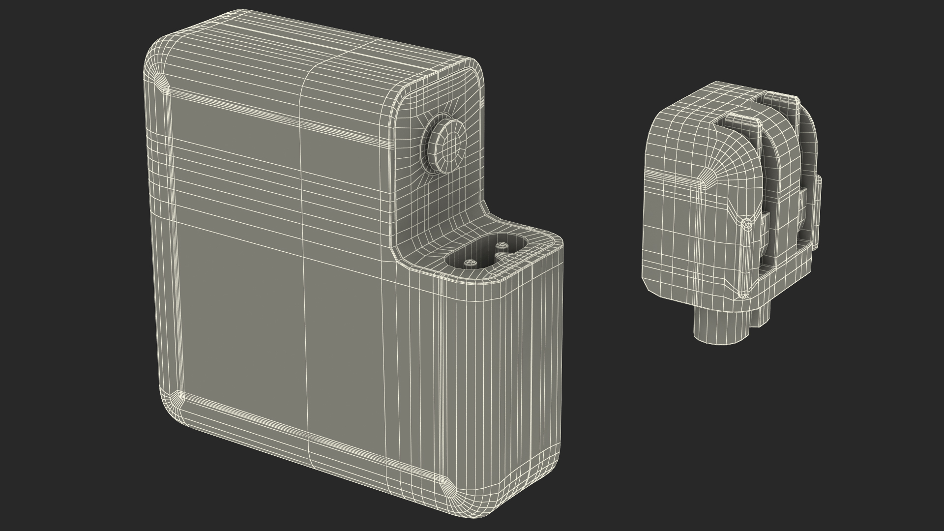 Apple 61W Usb Type C Power Adapter 3D model