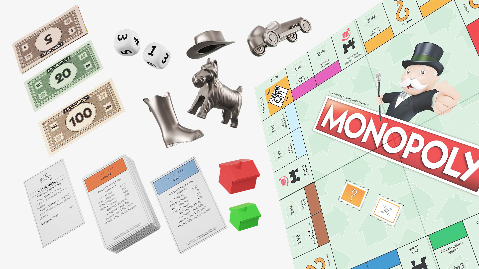 Monopoly Classic Finance Game Board - view 3