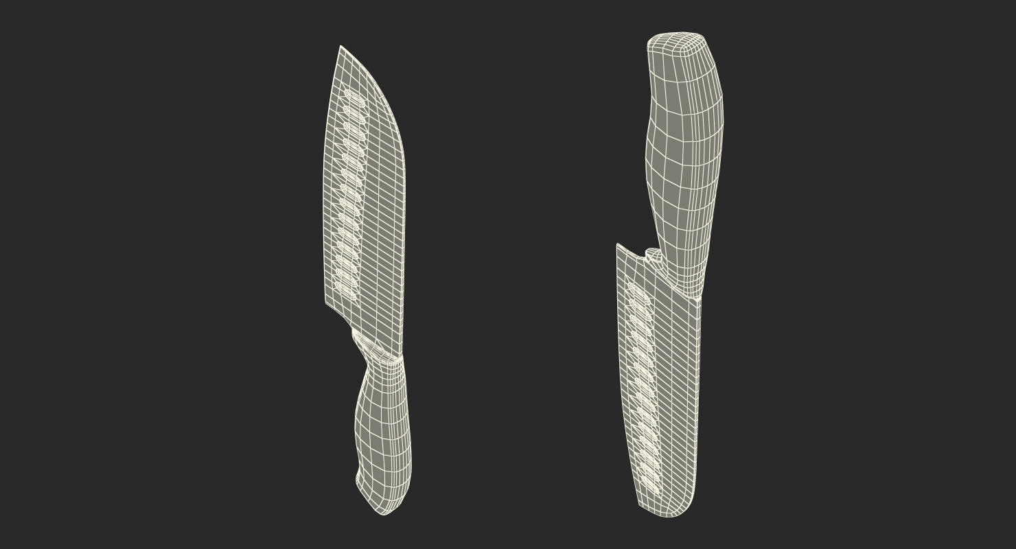 3D Stainless Steel Chef Knife