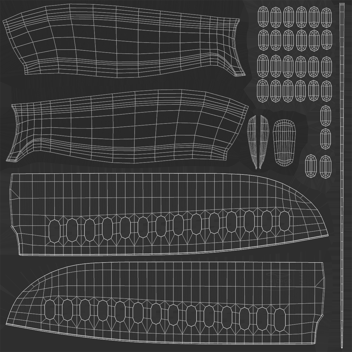3D Stainless Steel Chef Knife