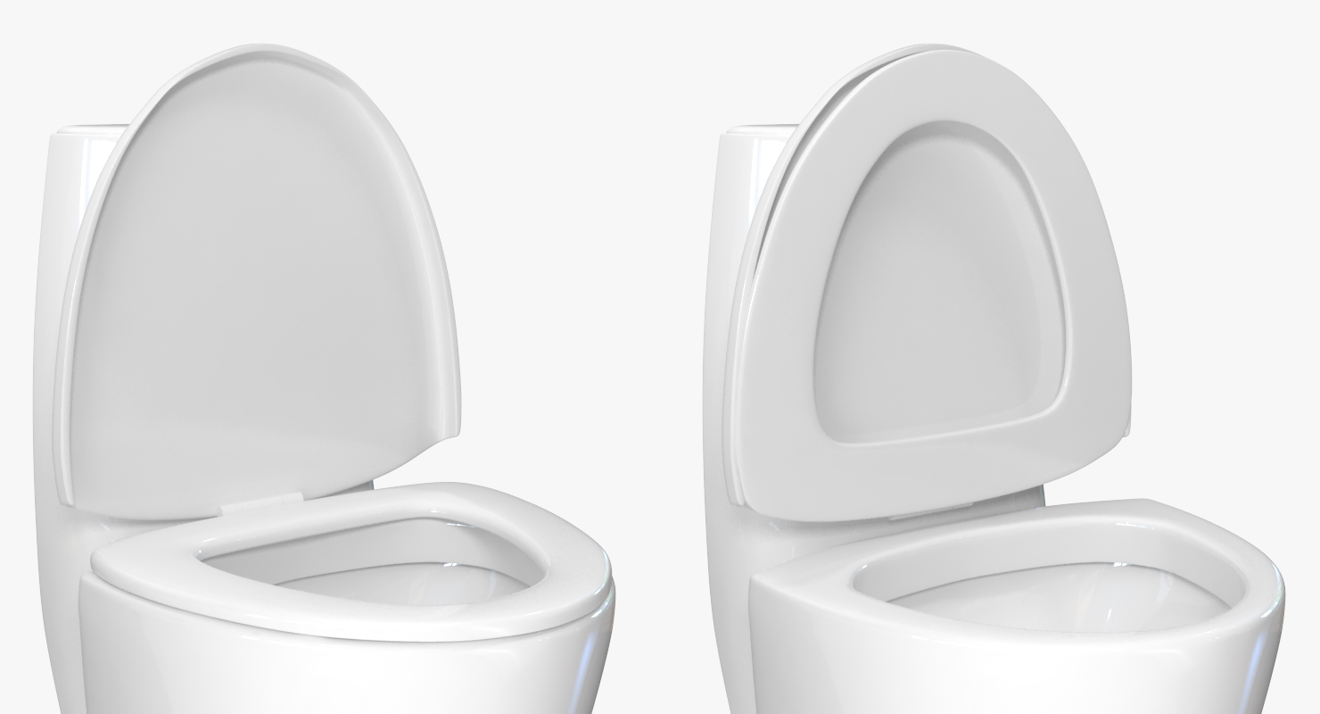 3D model One Piece Wc Toilet And Bidet White