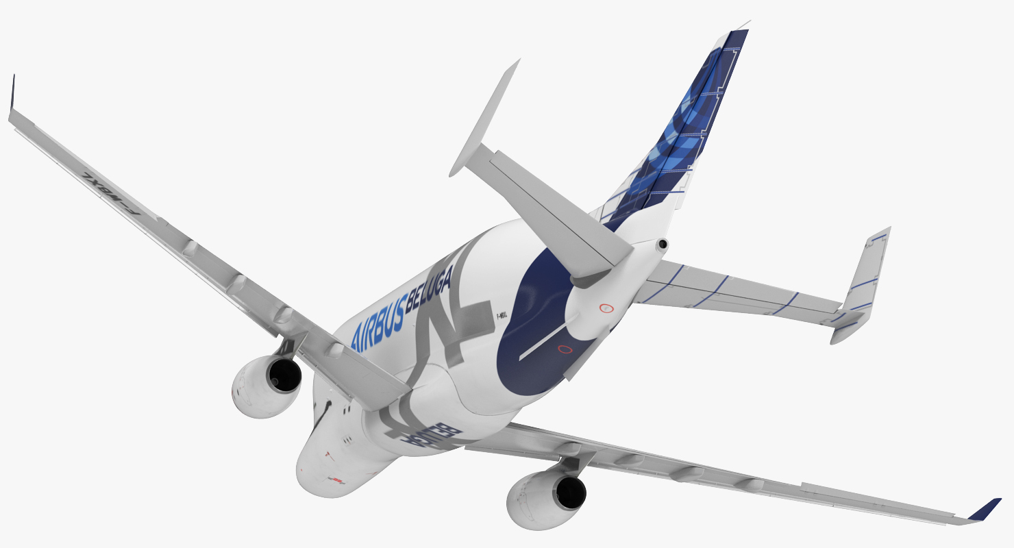 3D Airbus Beluga XL A330 743L Rigged model