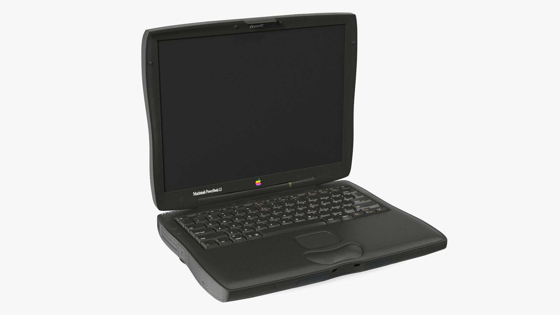 3D Vintage Apple PowerBook G3 Laptop model