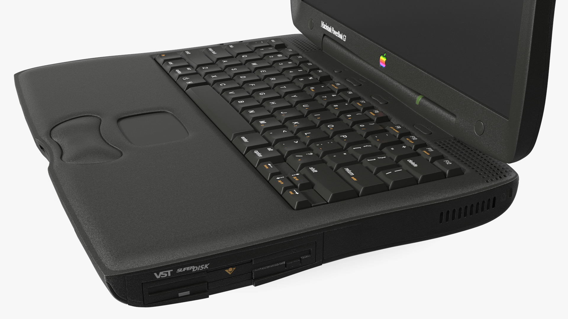 3D Vintage Apple PowerBook G3 Laptop model