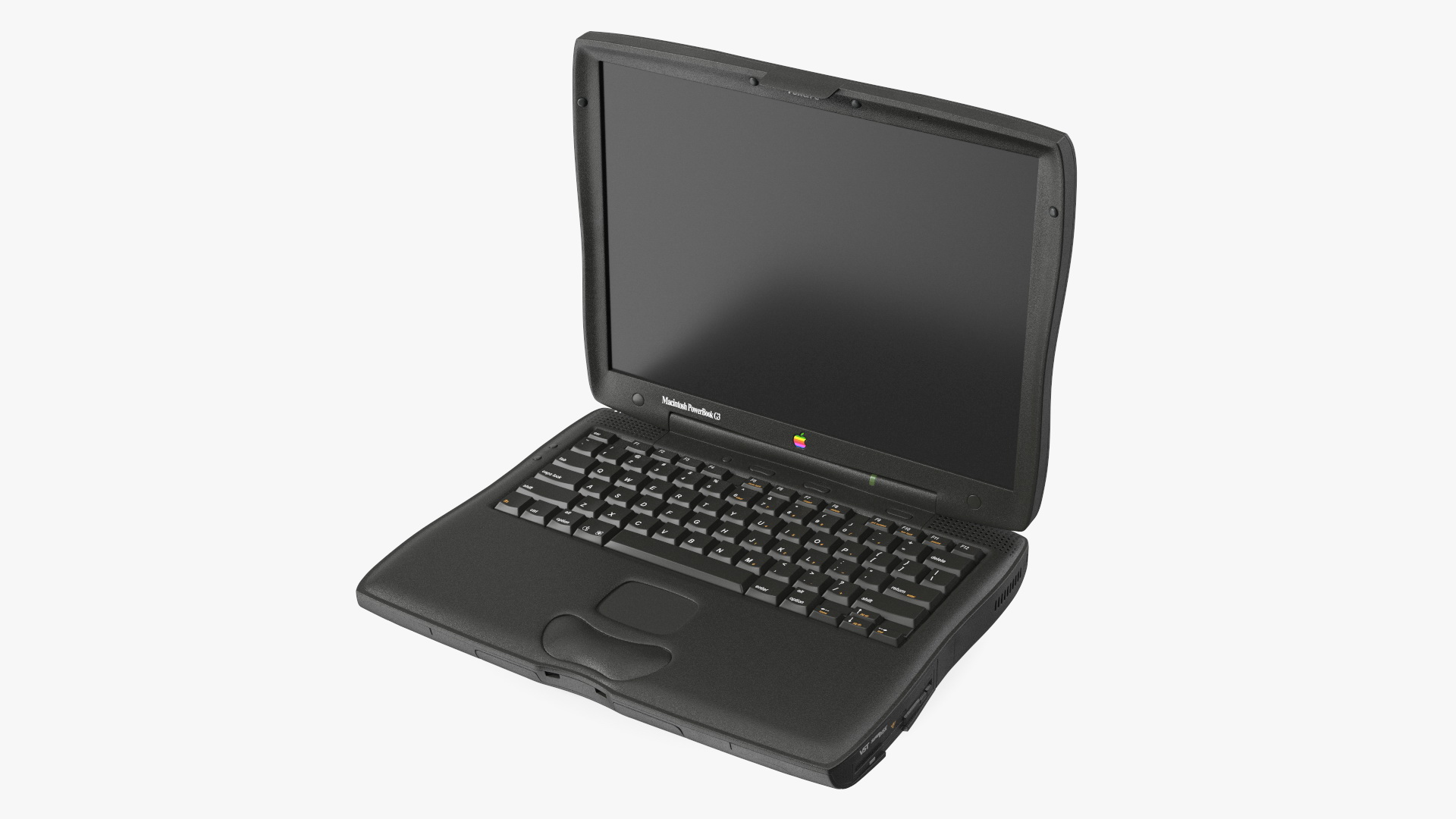 3D Vintage Apple PowerBook G3 Laptop model