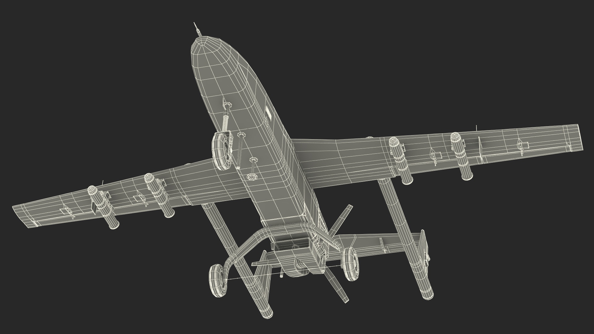 Unidentified Sand Color Drone 3D model