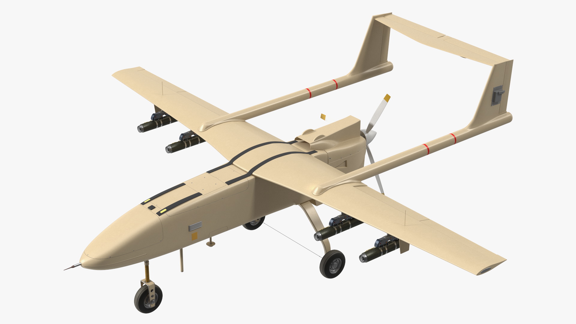 Unidentified Sand Color Drone 3D model