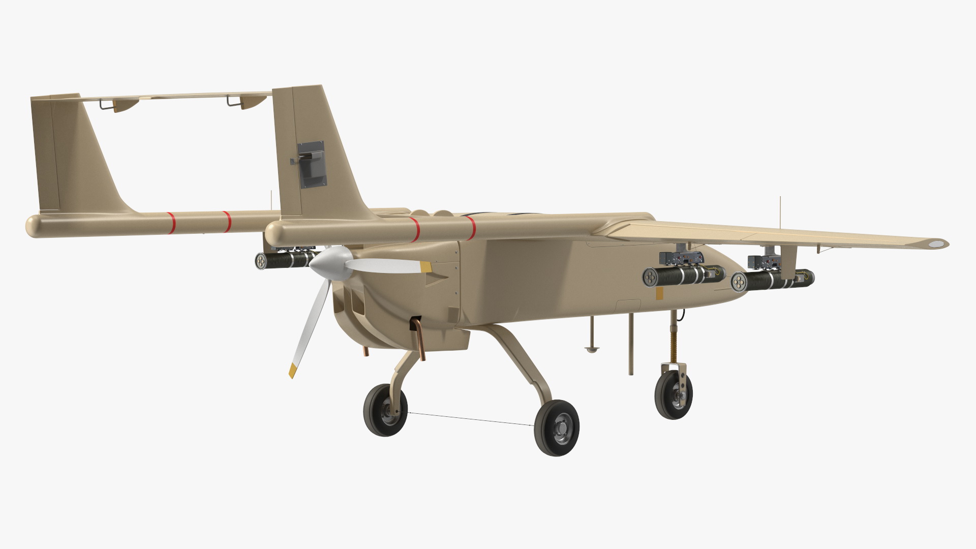 Unidentified Sand Color Drone 3D model