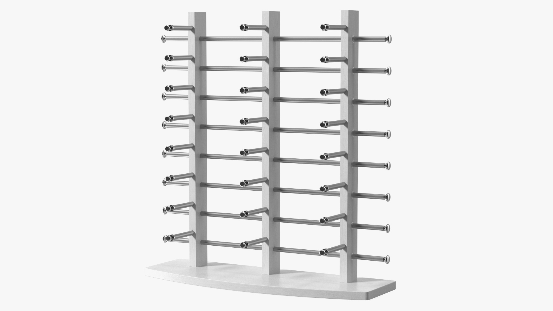 3D White Glasses Display