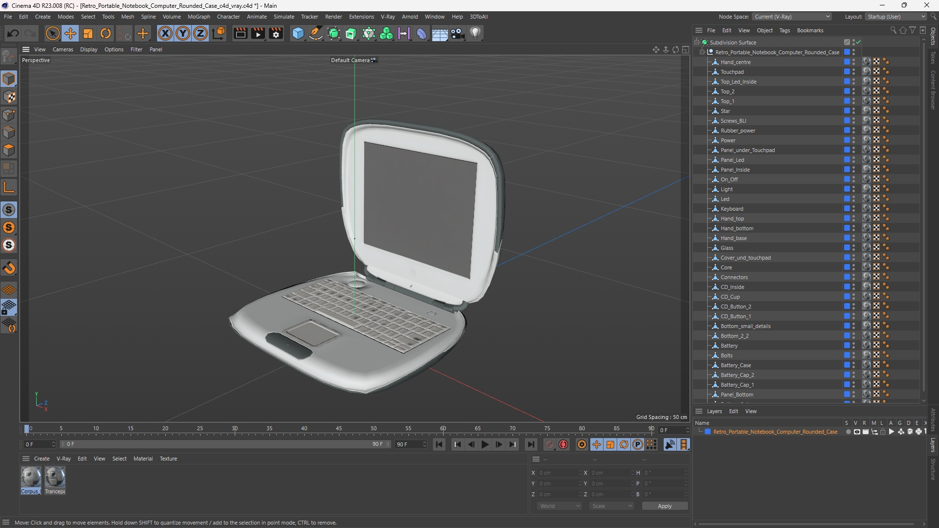 Retro Portable Notebook Computer Rounded Case - view 12