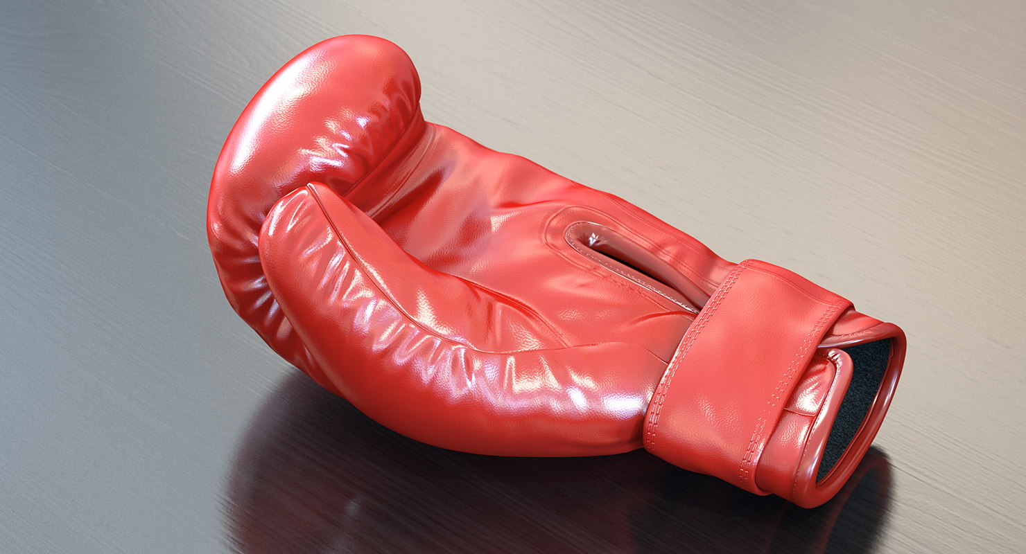 Boxing Glove Rigged 3D model