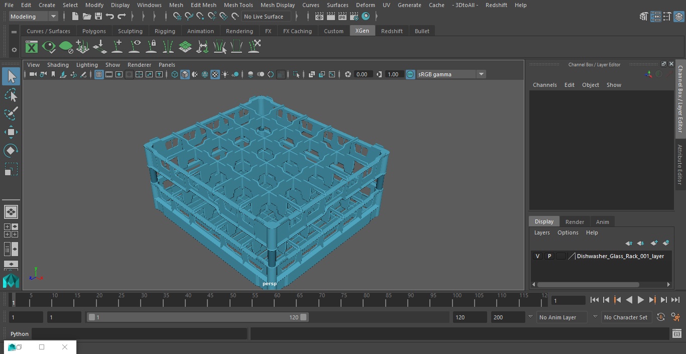 3D Dishwasher Glass Rack