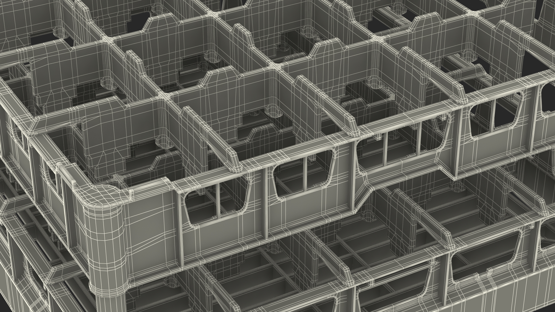3D Dishwasher Glass Rack