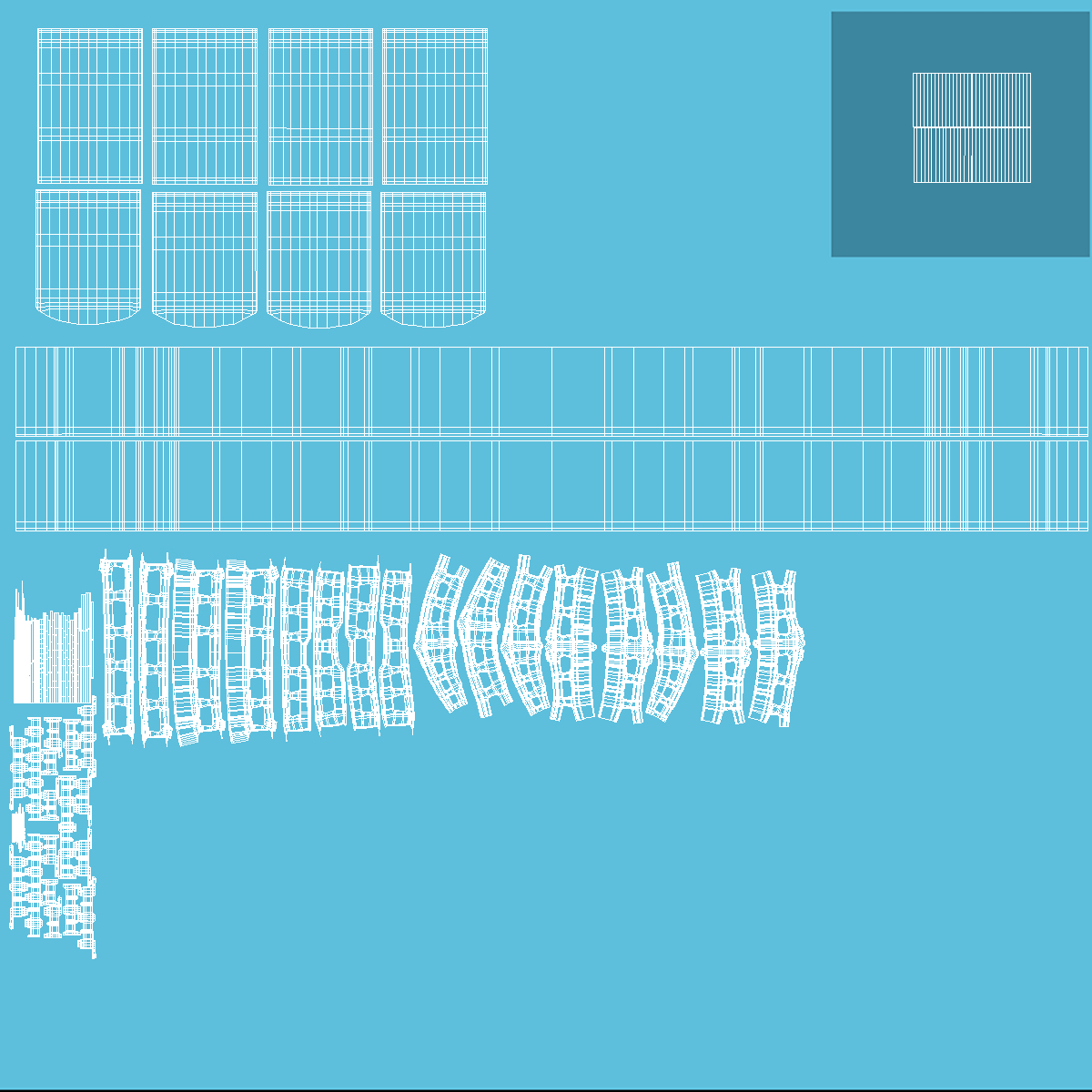 3D Dishwasher Glass Rack