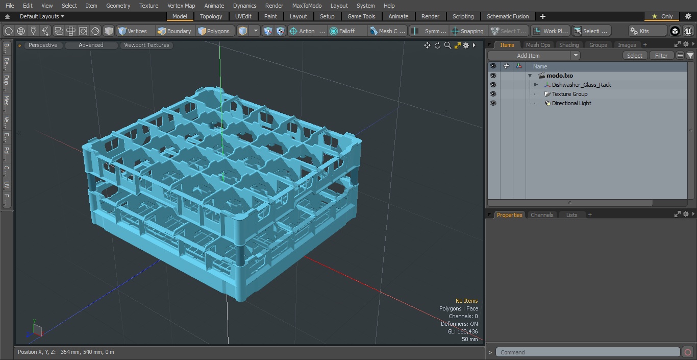 3D Dishwasher Glass Rack