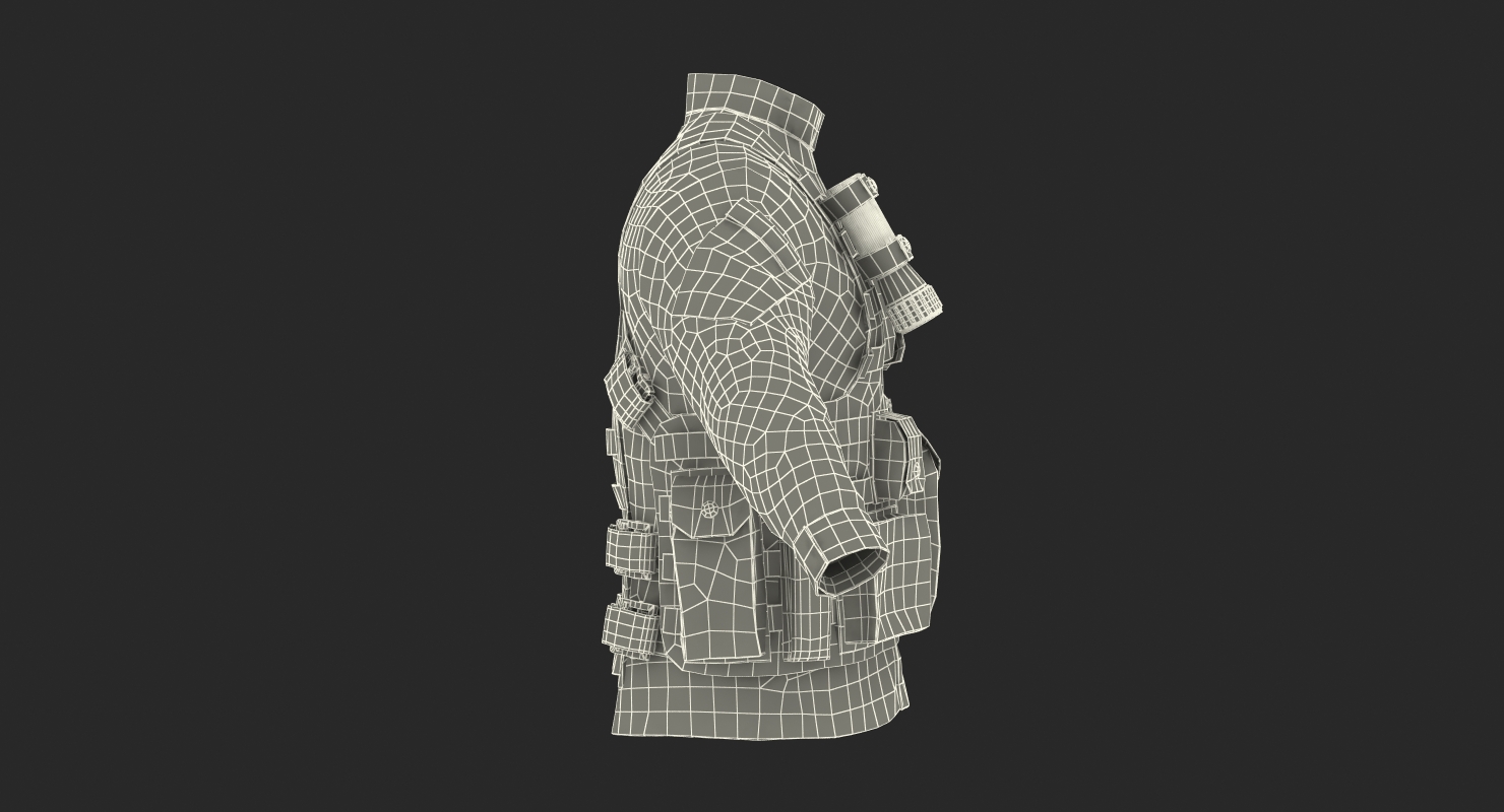 3D model Military Jacket