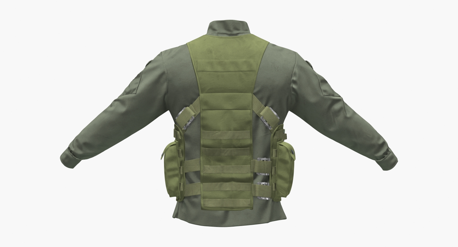 3D model Military Jacket